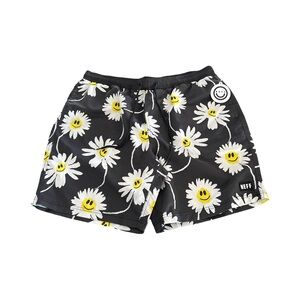 Neff Black and White Floral Shorts